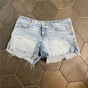 Wild and fable Denim Frayed Hem Women Shorts 12R